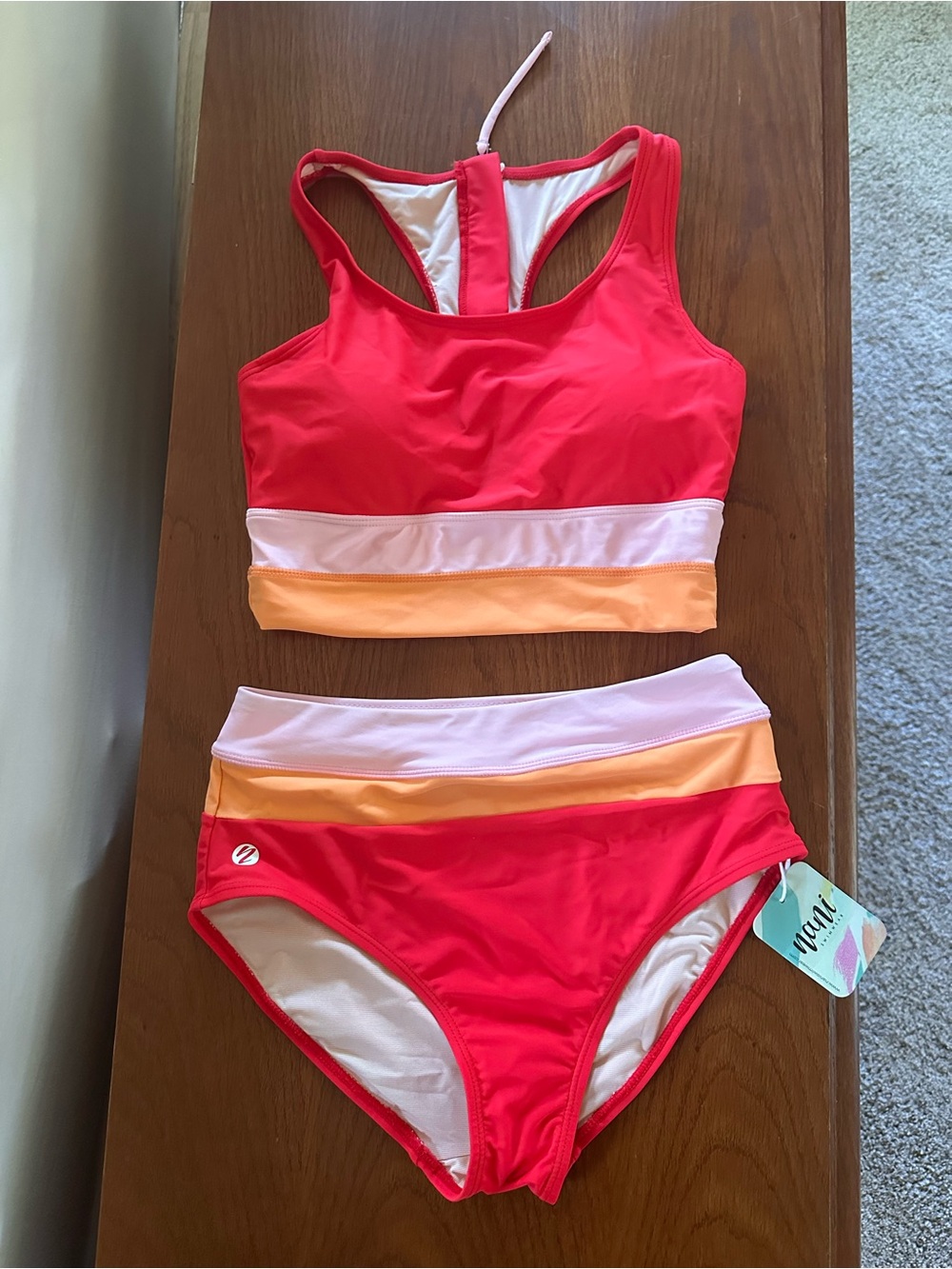Nani Swimwear Women’s Two-Piece Bikini in Sherbet.